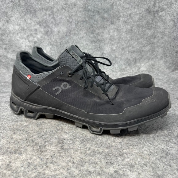 On Running Other - On Cloudventure Peak Shoes Mens Size 14 Trail Running Shoes Black Waterproof
